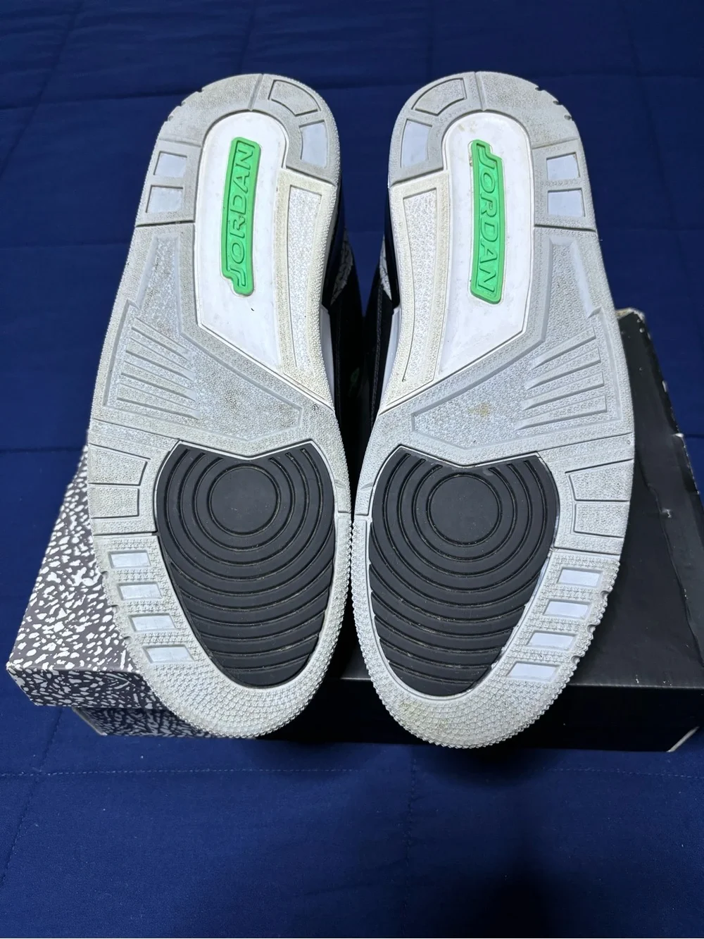 Jordan 3 Retro Green Glow 2024 Size 12